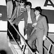 The Beatles Arriving Poster