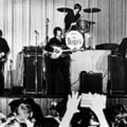 The Beatles On Stage Poster