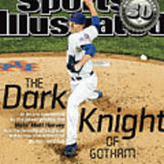 The Dark Knight Of Gotham The Mets Matt Harvey Sports Illustrated Cover Poster