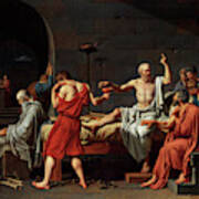 The Death Of Socrates Poster