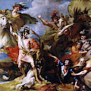 The Death Of The Stag By Benjamin West Poster