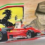 The Ferrari Legends - Niki Lauda Poster