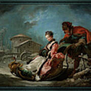 The Four Seasons - Winter By Francois Boucher Poster