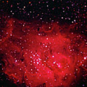 The Lagoon Nebula In Sagittarius Poster