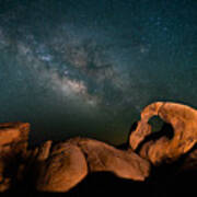 The Milky Way And The Aquarids Poster