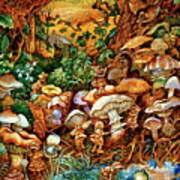 The Mushroom Fairies Poster