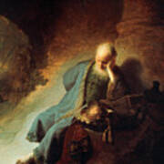 The Prophet Jeremiah Mourning Poster
