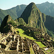 The Ruins Of Machu Picchu, Peru, Latin Poster