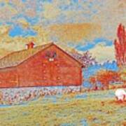 The Sheep Barn Poster