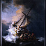 The Storm On The Sea Of Galilee By Rembrandt Van Rijn Poster
