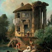 The Temple Of Vesta At Tivoli, Rome Poster
