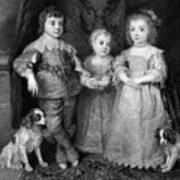The Three Elder Children Of Charles I Poster