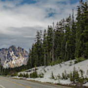 A Mountain At The End Of The Road, North Cascades National Park, Washington Poster