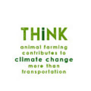 Think Climate Change - Two Greens Poster