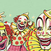 Three Clowns Poster