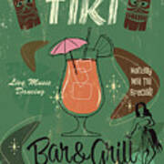 Tiki Bar & Grill B Poster