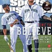 Time To Believe 2015 Mlb Baseball Preview Issue Sports Illustrated Cover Poster
