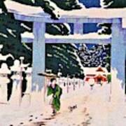 Top Quality Art - Toshogu Snow Poster