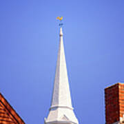 Traditional Church Steeple Poster