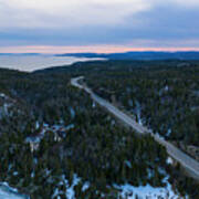 Trans Canada Highway Northwestern Ontario Near Neys Poster