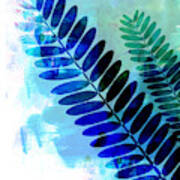Tropical Leaf Watercolor 3 Poster