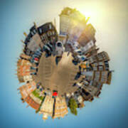 Tuesday Market Place Mini Planet Poster