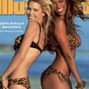Tyra Banks And Valeria Mazza Swimsuit 1996 Sports Illustrated Cover Poster