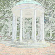 Unc Water Fountain Poster