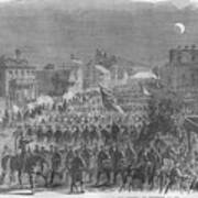 Union General Steven's Troops Enter Beaufort, South Carolina Poster