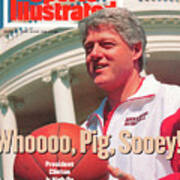 United States President Bill Clinton Sports Illustrated Cover Poster
