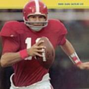 University Of Alabama Qb Terry Davis Sports Illustrated Cover Poster