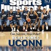 University Of Connecticut Basketball Team Sports Illustrated Cover Poster