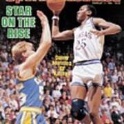 University Of Kansas Danny Manning Sports Illustrated Cover Poster