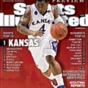 University Of Kansas Sherron Collins, 2009 Ncaa Midwest Sports Illustrated Cover Poster