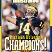 University Of Michigan Qb Brian Griese, 1997 Ncaa National Sports Illustrated Cover Poster