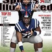 University Of Mississippi Qb Jevan Snead And Daverin Sports Illustrated Cover Poster