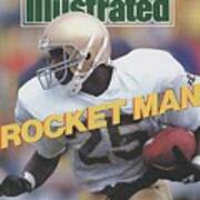 University Of Notre Dame Rocket Ismail Sports Illustrated Cover Poster