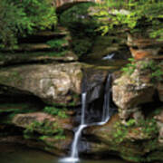 Upper Falls Old Mans Cave Poster