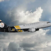 Us Airways And The Pittsburgh Steelers Poster