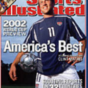 Us Mens National Soccer Team Clint Mathis, 2002 Fifa World Sports Illustrated Cover Poster