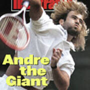 Usa Andre Agassi, 1992 Wimbledon Sports Illustrated Cover Poster