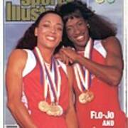 Usa Florence Griffith-joyner And Jackie Joyner-kersee, 1988 Sports Illustrated Cover Poster