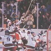 Usa Hockey, 1980 Winter Olympics Sports Illustrated Cover Poster