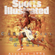 Usa Michael Johnson, 1996 Summer Olympics Sports Illustrated Cover Poster