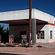 Vacant Gas Station In New Mexico Poster