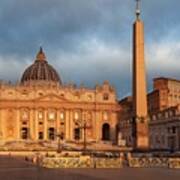 Vatican City, Rome, Italy. Cityscape Poster