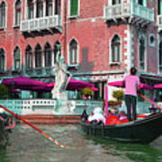Venetian Gondoliers Poster