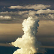 Vertical Development In A Cumulo Nimbus Cloud Over Malawi, Africa. Poster