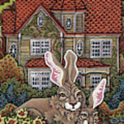 Victorian Hares 1 Poster