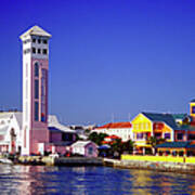 View Of New Providence Harbor And St Poster